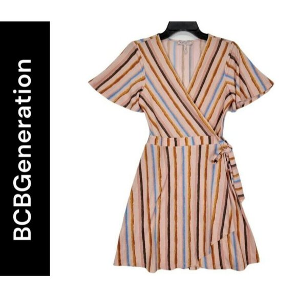 BCBGeneration Women’s Cutout Front Flared Dress – Sleeveless Linen Blend – Party & Evening Wear - View #3